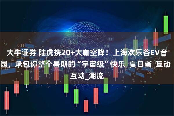 大牛证券 陆虎携20+大咖空降！上海欢乐谷EV音乐乐园，承包你整个暑期的“宇宙级”快乐_夏日蛋_互动_潮流